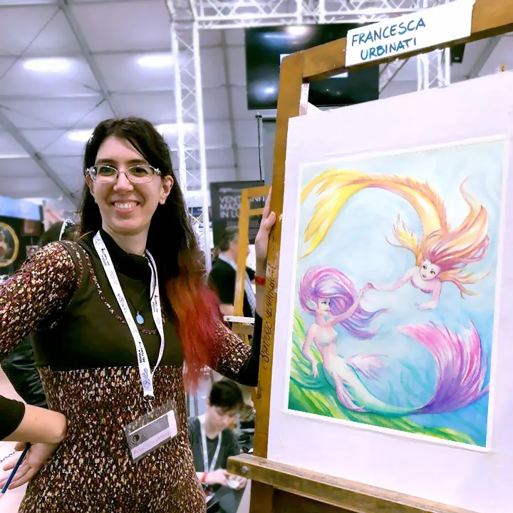 Francesca Urbinati illustratrice fumettista lucca comics