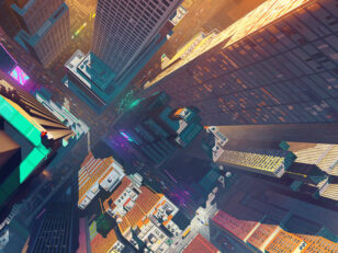 Spiderman: Into the Spiderverse concept art by Bastien Grivet