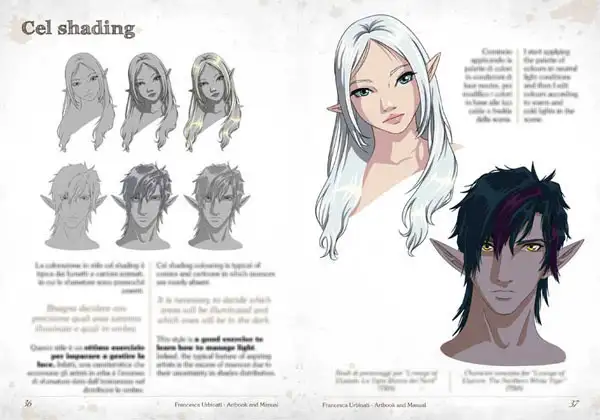 artbook libro disegnare manga anime