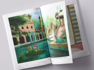 Un esempio del mio artbook "Light & Color: manuale di Colorazione"